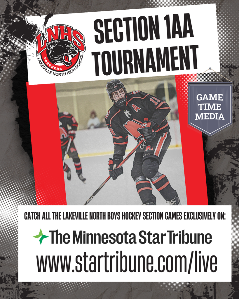 Lakeville North Section Hockey games will be aired live on startribune.com/live